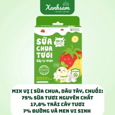 Sữa Chua Tươi Sấy Tự Nhiên Anpaso 20gr - Ăn Dặm Bé Các Vị, Organic, 65.550₫ 9