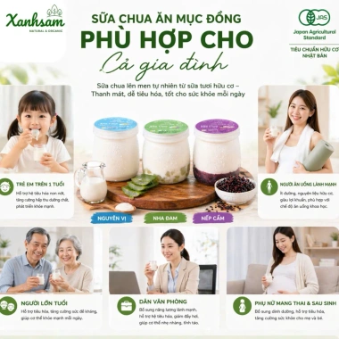 Sữa Chua Uống Xanh Sam Natural Organic - Hữu Cơ Nhật Bản, Men Tự Nhiên, Giá Ưu Đãi 19.000đ 7 Sữa Chua Uống Xanh Sam Natural Organic - Hữu Cơ Nhật Bản, Men Tự Nhiên, Giá Ưu Đãi 19.000đ 7