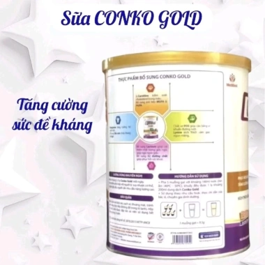 Sữa Conko Gold 800g: Tăng sức đề kháng, hồi phục nhanh, chỉ 609.000₫ 5 Sữa Conko Gold 800g: Tăng sức đề kháng, hồi phục nhanh, chỉ 609.000₫ 5