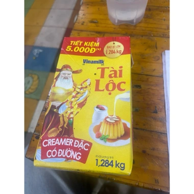 Sữa đặc Creamer Vinamilk Tài Lộc 1.284g - Pha chế nhanh, vị ngọt tự nhiên, giá chỉ 78.000đ