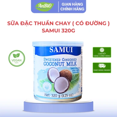 Sữa đặc thuần chay Samui, đường hoặc không, yến mạch, thơm ngon, tốt cho sức khỏe
