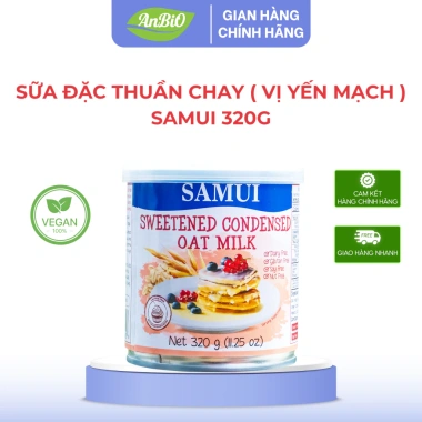 Sữa đặc thuần chay Samui, đường hoặc không, yến mạch, thơm ngon, tốt cho sức khỏe 10 Sữa đặc thuần chay Samui, đường hoặc không, yến mạch, thơm ngon, tốt cho sức khỏe 10