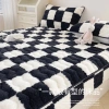 Sữa đậu nành cotton 2.024 Đầu giường đơn trơn kèm nhung che bụi Vỏ bảo vệ nệm Simmons giảm 20% 2