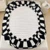 Sữa đậu nành cotton 2.024 Đầu giường đơn trơn kèm nhung che bụi Vỏ bảo vệ nệm Simmons giảm 20% 7