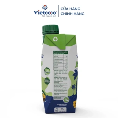 Sữa Dừa Hủ Cơ Hộp Giấy 330ml VIETCOCO USDA Organic - XanhSam Natural & Organic, Giá chỉ 35.000₫ 4 Sữa Dừa Hủ Cơ Hộp Giấy 330ml VIETCOCO USDA Organic - XanhSam Natural & Organic, Giá chỉ 35.000₫ 4