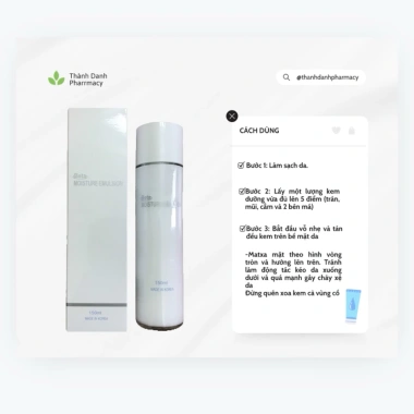 Sữa dưỡng ẩm Beta Moisture Emulsion 150ml - Dưỡng ẩm sâu, kiểm soát dầu, giảm mụn cho da nhạy cảm - Giá ưu đãi 350.000 VND