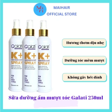 Sữa dưỡng ẩm mượt tóc GALATI 250ml - Xịt dưỡng tóc khô, hư tổn, giảm giá 99.000đ