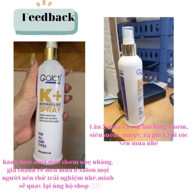 Sữa dưỡng ẩm mượt tóc GALATI 250ml - Xịt dưỡng tóc khô, hư tổn, giảm giá 99.000đ