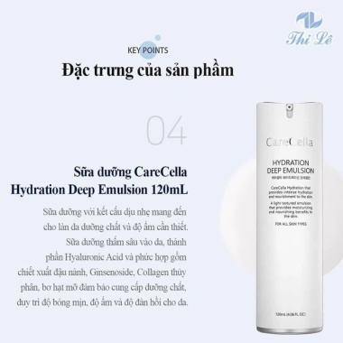 Sữa Dưỡng Carecella 120ml Dưỡng ẩm, Trắng Da, Phục Hồi, Chống Lão Hóa - Giá 799k