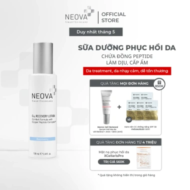 Sữa dưỡng Neova Cu3 Recovery Lotion 100ml - Dưỡng ẩm, tái tạo da, chỉ 1.520.000₫