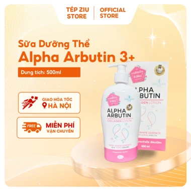 Sữa dưỡng thể Alpha Arbutin Collagen 3+ Plus 500ml - Trắng da, giảm giá 135k 2