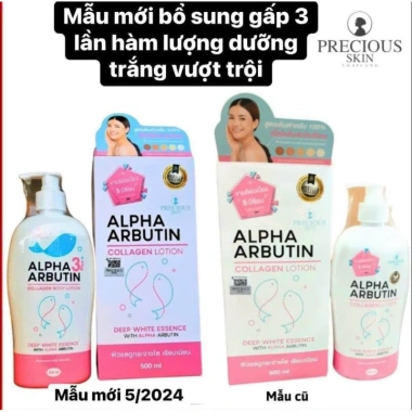 Sữa dưỡng thể Alpha Arbutin Collagen 3+ Plus 500ml - Trắng da, giảm giá 135k 4