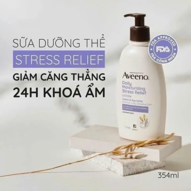 Sữa Dưỡng Thể AVEENO Daily 354ml - Tăng Cường Hàng Rào Da, Trẻ Hóa và Da Sáng Mịn, Giá 169.000 VNĐ 2