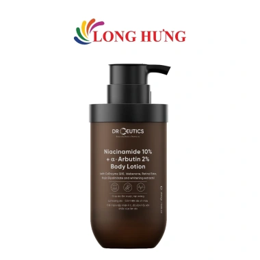 Sữa dưỡng thể DrCeutics Niacinamide 10% + Alpha Arbutin 2% - Tăng độ đàn hồi, da săn chắc 200g 449k