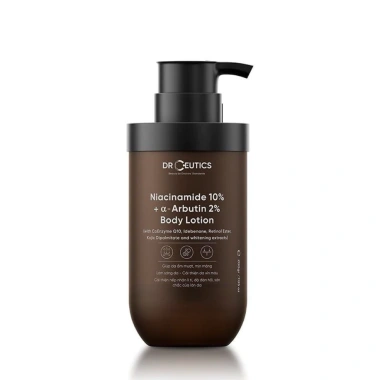 Sữa dưỡng thể DrCeutics Niacinamide 10% + Arbutin 2% 200ml - Dưỡng trắng da, ngăn ngừa lão hoá, giảm giá 550k