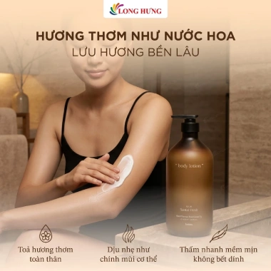 Sữa dưỡng thể Hetras Therapy 1.013ml - Dưỡng ẩm sâu, hương nước hoa sang trọng, chỉ 489k 7