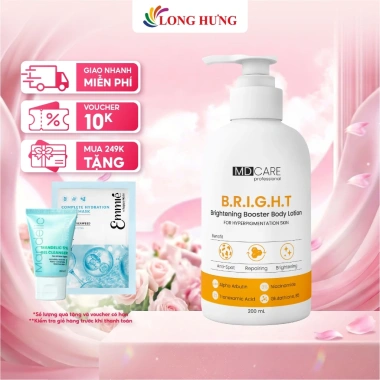 Sữa dưỡng thể MD CARE Brightening Booster 200ml - Trắng da, dưỡng ẩm sâu, giá ưu đãi 469.000đ