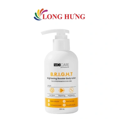 Sữa dưỡng thể MD CARE Brightening Booster 200ml - Trắng da, dưỡng ẩm sâu, giá ưu đãi 469.000đ 5 Sữa dưỡng thể MD CARE Brightening Booster 200ml - Trắng da, dưỡng ẩm sâu, giá ưu đãi 469.000đ 5