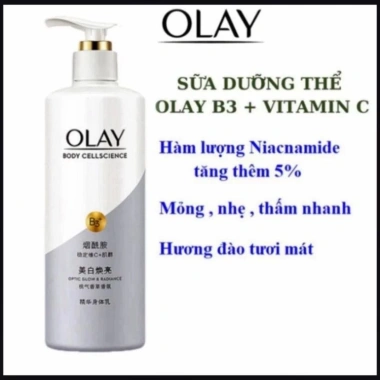 Sữa Dưỡng Thể Olay B3 Ultra Whitening 260ml Dưỡng Trắng Da Toàn Thân Giá 320k