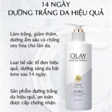 Sữa Dưỡng Thể Olay B3 Ultra Whitening 260ml Dưỡng Trắng Da Toàn Thân Giá 320k 6 Sữa Dưỡng Thể Olay B3 Ultra Whitening 260ml Dưỡng Trắng Da Toàn Thân Giá 320k 6