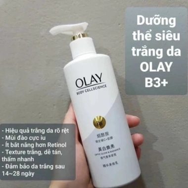 Sữa Dưỡng Thể Olay B3 Ultra Whitening 260ml Dưỡng Trắng Da Toàn Thân Giá 320k