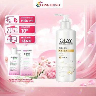 Sữa dưỡng thể Olay Body Cellscience B5+ 260g - Dưỡng ẩm, Da mềm mịn, Giá 249.000 VND