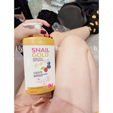 Sữa dưỡng thể Snail Gold Arbutin Lotion Thái Lan - Dưỡng ẩm, làm trắng, giảm thâm, 128.890 VND