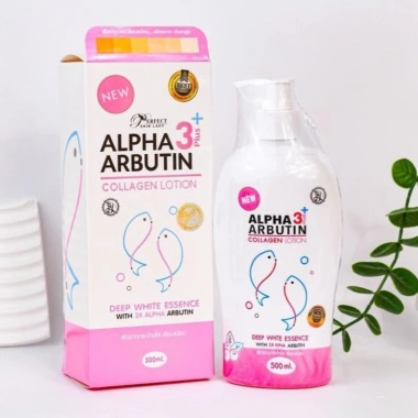 Sữa Dưỡng Thể Trắng Da Alpha Arbutin 3 Plus Collagen 500ml Dưỡng ẩm Làn Da Sáng Mịn Giá Ưu Đãi 168k BONGBIE SHOP