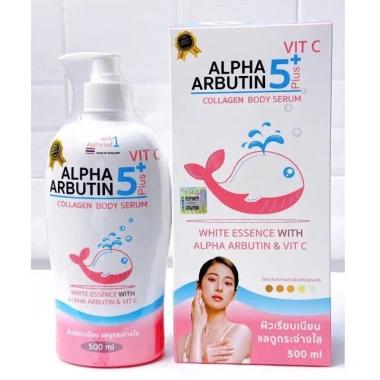 Sữa dưỡng thể trắng da Alpha Arbutin 5+ Vitamin C Collagen 500ml Thái Lan 60.000₫ 10
