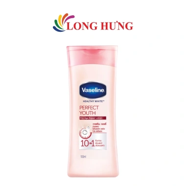 Sữa dưỡng thể Vaseline Healthy Bright Perfect Youth 100ml/350ml – Dưỡng ẩm, làm sáng da, giảm nếp nhăn, giá 129.000₫