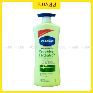 Sữa Dưỡng Thể VASELINE Intensive Care Aloe Soothe 725ml Xanh Lá - Dưỡng ẩm, làm dịu, giảm 23% chỉ 229.000đ