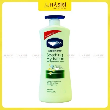Sữa Dưỡng Thể VASELINE Intensive Care Aloe Soothe 725ml Xanh Lá - Dưỡng ẩm, làm dịu, giảm 23% chỉ 229.000đ