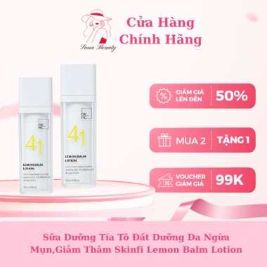 Sữa Dưỡng Tía Tô Đất Dưỡng Da Ngừa Mụn, Giảm Thâm Skinfi Lemon Balm Lotion - 350.000đ
