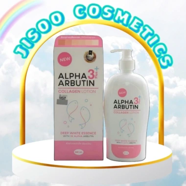 Sữa Dưỡng Trắng Da Alpha Arbutin Collagen Lotion 3 Plus 500ml JISOO - Giá 179.000đ