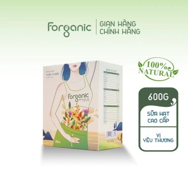 Sữa hạt Forganic thay thế bữa ăn 800g/600g, giàu protein, giảm giá 755.000 VND