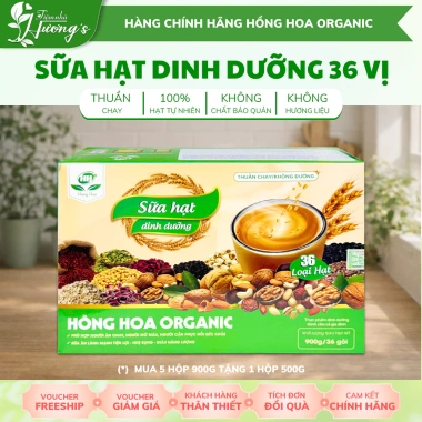 Sữa Hạt Hồng Hoa 36-41 Vị Thuần Chay Dinh Dưỡng - Giá chỉ 218.000đ (giảm 20%)