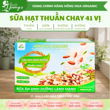 Sữa Hạt Hồng Hoa 36-41 Vị Thuần Chay Dinh Dưỡng - Giá chỉ 218.000đ (giảm 20%) 2 Sữa Hạt Hồng Hoa 36-41 Vị Thuần Chay Dinh Dưỡng - Giá chỉ 218.000đ (giảm 20%) 2