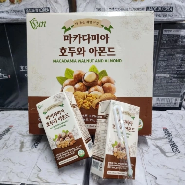 Sữa Hạt Maca Óc Chó Hạnh Nhân Hàn Quốc 16 Hộp 190ml - Giảm Giá 188.000₫, Tăng Năng Lượng