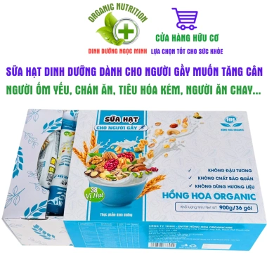 Sữa Hạt Ngũ Cốc 900g - Dinh Dưỡng Tăng Cân, Hỗ Trợ Người Gầy, Ốm Yếu, Chán Ăn, Tiêu Hóa Kém - Giá Ưu Đãi 213.000 VND