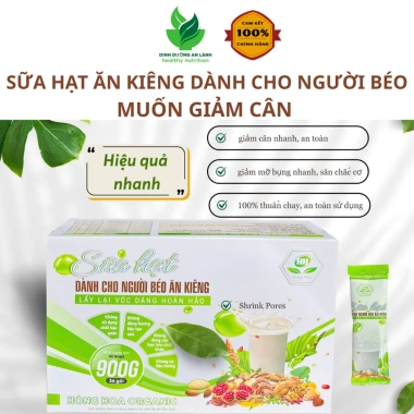 Sữa Hạt Ngũ Cốc Ăn Kiêng Giảm Cân, Giảm Béo, Giữ Dáng - Hồng Hoa Organic 900g/36 Gói - 216.000₫ 3 Sữa Hạt Ngũ Cốc Ăn Kiêng Giảm Cân, Giảm Béo, Giữ Dáng - Hồng Hoa Organic 900g/36 Gói - 216.000₫ 3