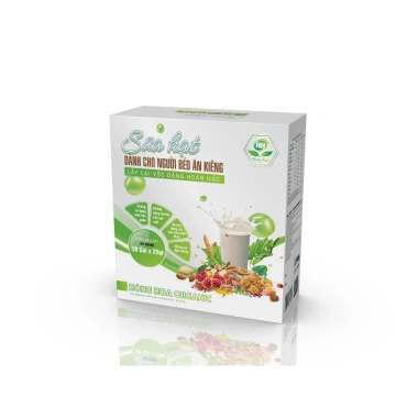 Sữa Hạt Ngũ Cốc Ăn Kiêng Giảm Cân, Giảm Béo, Giữ Dáng - Hồng Hoa Organic 900g/36 Gói - 216.000₫