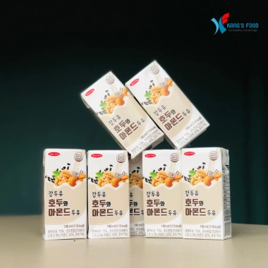 Sữa Hạt Óc Chó Hạnh Nhân Đậu Đen Hàn Quốc Kang's Food 16 hộp 190ml Giá 300.000đ 7 Sữa Hạt Óc Chó Hạnh Nhân Đậu Đen Hàn Quốc Kang's Food 16 hộp 190ml Giá 300.000đ 7