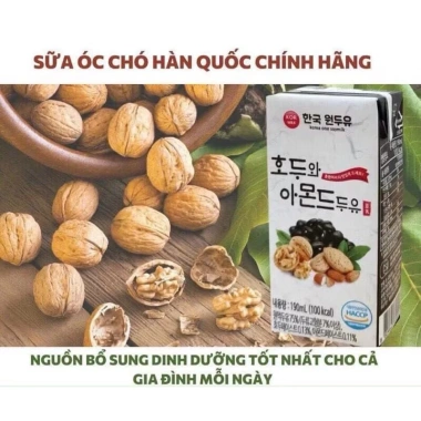 Sữa hạt óc chó Hanmi Hàn Quốc 1 xách 16 hộp - 354.000₫, dinh dưỡng cao, tốt cho sức khỏe 5