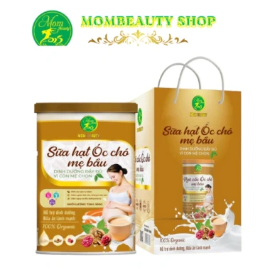 Sữa hạt óc chó Mombeauty 500gr - Giảm nghén, hết nôn, không lo táo bón cho mẹ bầu