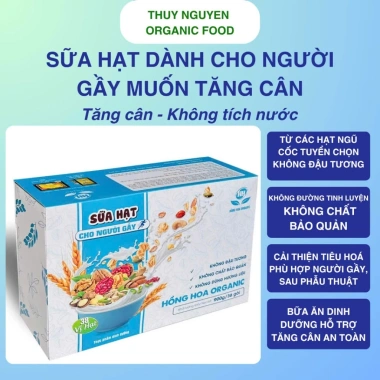 Sữa Hạt Thuần Chay 900g - Tăng cân cho người gầy, hỗ trợ tiêu hóa kém, giảm chán ăn - Giá 178.888₫