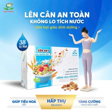 Sữa Hạt Thuần Chay 900g - Tăng cân cho người gầy, hỗ trợ tiêu hóa kém, giảm chán ăn - Giá 178.888₫