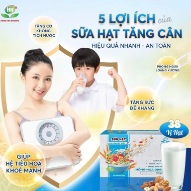 Sữa Hạt Thuần Chay 900g - Tăng cân cho người gầy, hỗ trợ tiêu hóa kém, giảm chán ăn - Giá 178.888₫