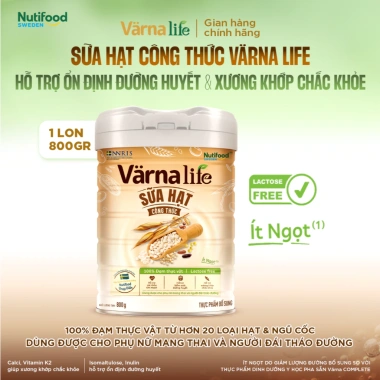Sữa Hạt VARNA LIFE Combo 3 - Ít Ngọt, Không Lactose, Đạm Thực Vật, Bổ Canxi, Tặng 3 Quà - 2.25 triệu 4