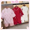 Sữa Kids Áo Dài 4ct Bé Trai & Gái Lụa Gấm Mềm Mịn, Phù hợp Tết Lễ Hội 7-15kg