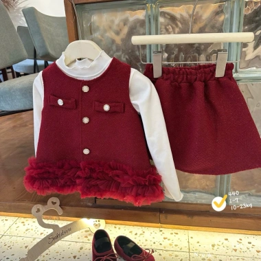 Sữa Kids Set Váy Dạ Công Chúa 3 Món Áo, Chân Váy, Áo Giữ Nhiệt, Thời Trang Tết Bé Gái 9-23kg Giá Ưu Đãi 315k 6 Sữa Kids Set Váy Dạ Công Chúa 3 Món Áo, Chân Váy, Áo Giữ Nhiệt, Thời Trang Tết Bé Gái 9-23kg Giá Ưu Đãi 315k 6